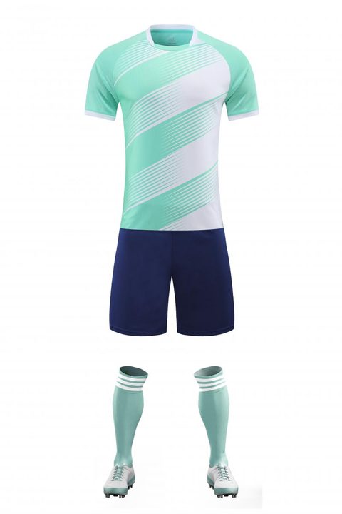 Maglia da calcio a maniche corte con girocollo con sfumatura – FRONT 6