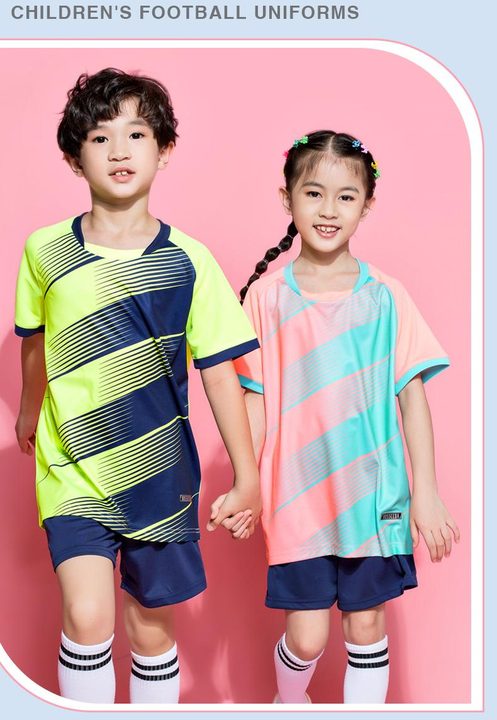 Maglia da calcio a maniche corte con girocollo con sfumatura – MODEL 6