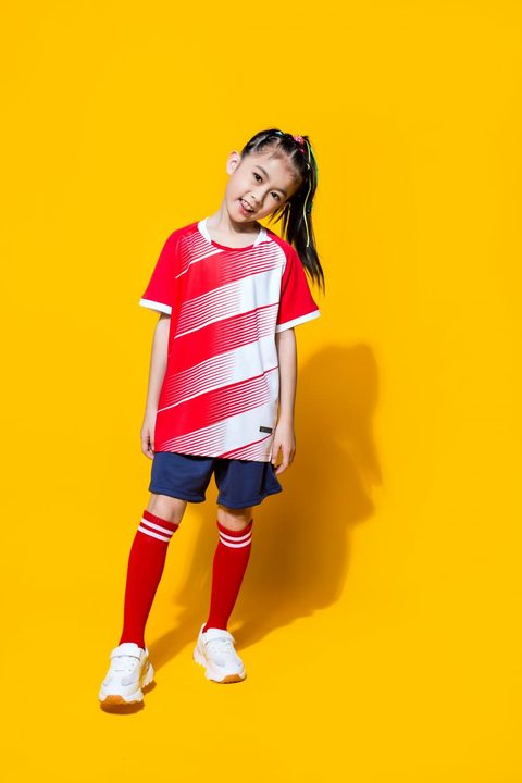 Maglia da calcio a maniche corte con girocollo con sfumatura – MODEL 2