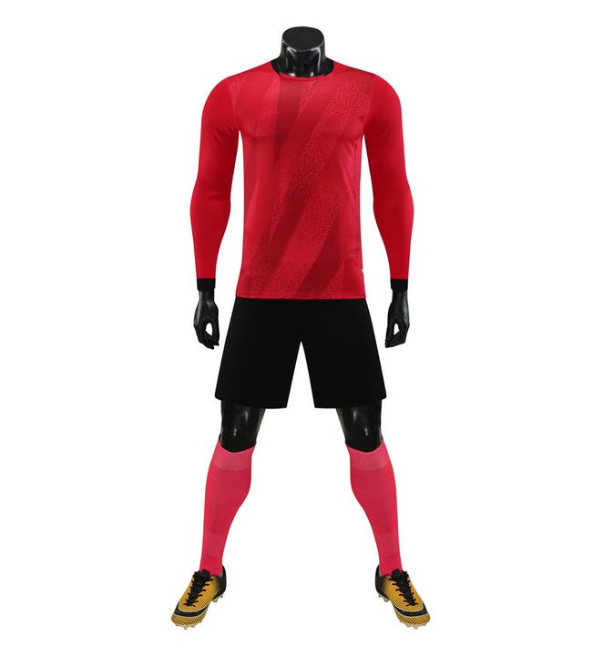 Long Sleeve Goalkeeper Soccer Jersey – FRONT 4