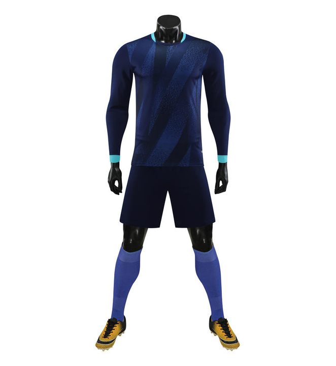 Long Sleeve Goalkeeper Soccer Jersey – FRONT 1