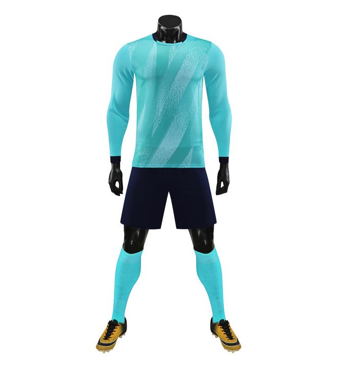 Long Sleeve Goalkeeper Soccer Jersey – FRONT 2