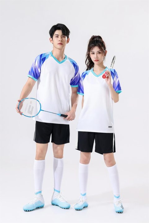 V-neck Short Sleeve Gradient Soccer Jersey – MODEL 5