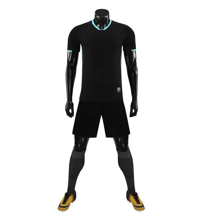 Crew-neck Short Sleeve Soccer Jersey – FRONT 2