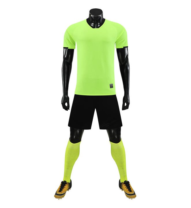 Crew-neck Short Sleeve Soccer Jersey – FRONT 6