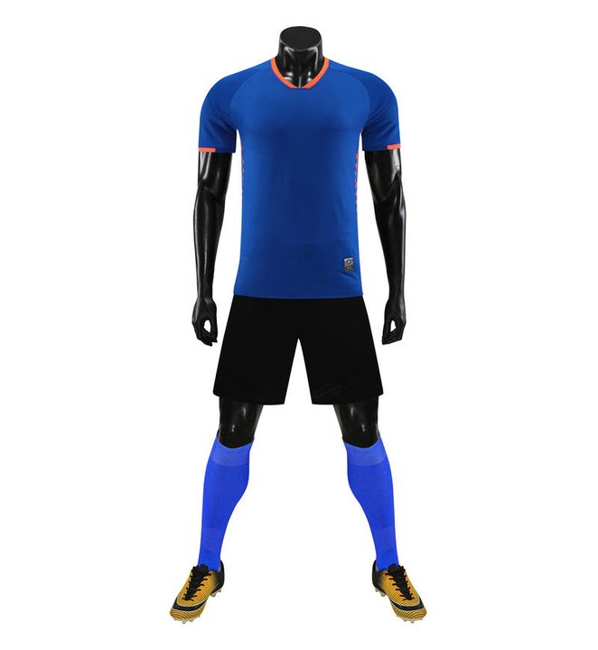 Crew-neck Short Sleeve Soccer Jersey – FRONT 3