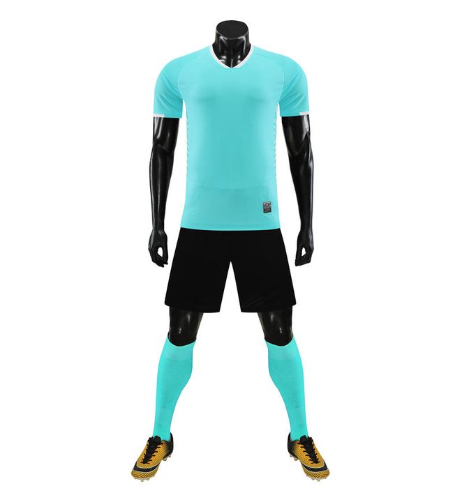 Crew-neck Short Sleeve Soccer Jersey – FRONT 1