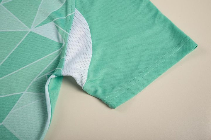 Crew-neck Short Sleeve Geometric Soccer Jersey – DETAIL 2