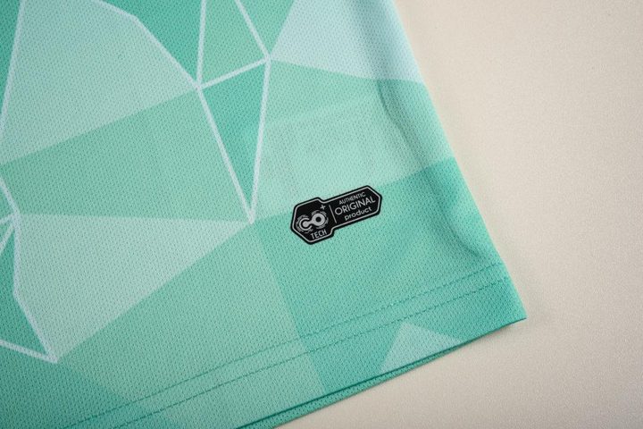 Crew-neck Short Sleeve Geometric Soccer Jersey – DETAIL 3