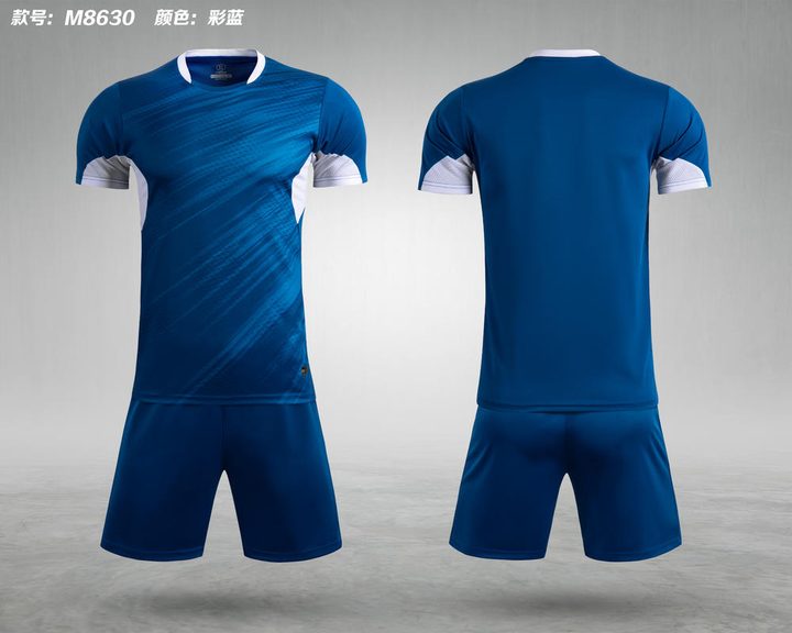 Maglia da calcio a maniche corte con girocollo con pannelli – COMBO 4