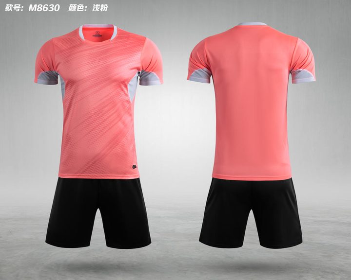 Maglia da calcio a maniche corte con girocollo con pannelli – COMBO 3