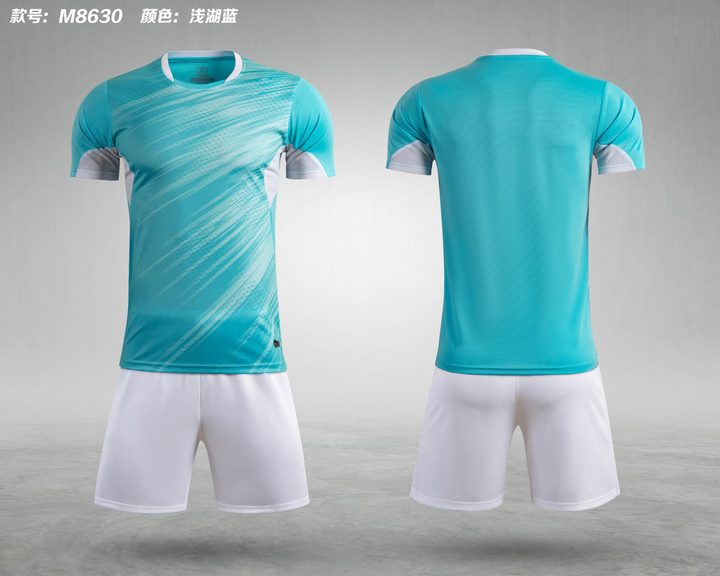 Maglia da calcio a maniche corte con girocollo con pannelli – COMBO 1