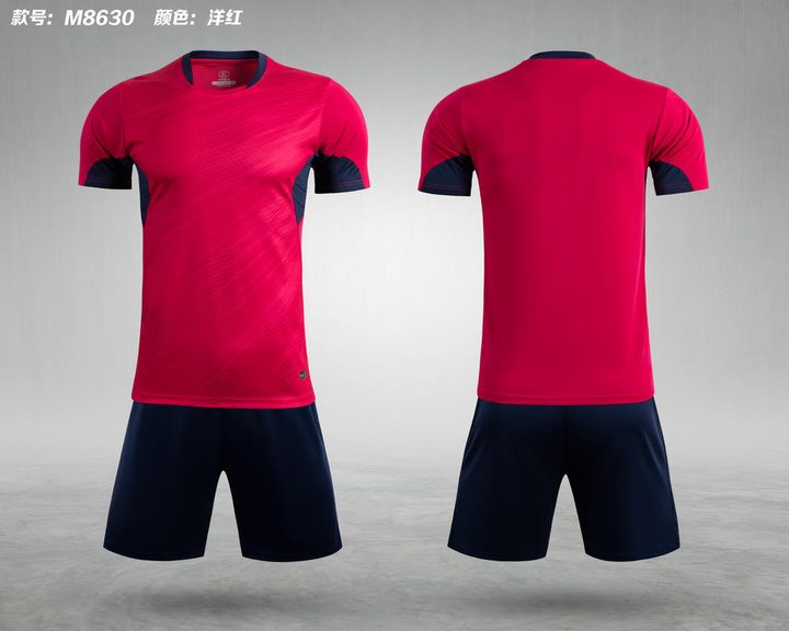 Maglia da calcio a maniche corte con girocollo con pannelli – COMBO 5