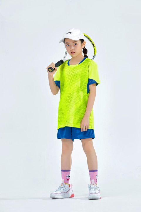 Maglia da calcio a maniche corte con girocollo con pannelli – MODEL 1