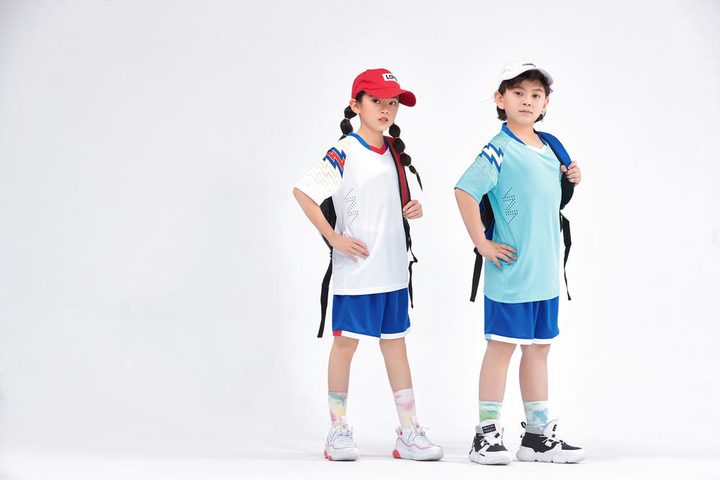 V-neck Short Sleeve Color-block Soccer Jersey – MODEL 4