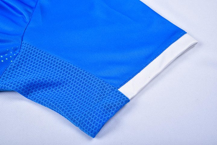 Koszulka piłkarska, z krótkim rękawem, z okrągłym dekoltem i w paski – DETAIL 2