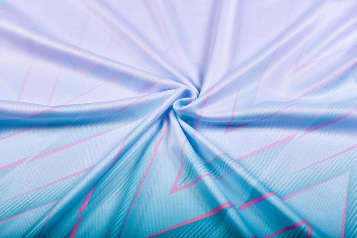 Kurzarm-Fußballtrikot mit V-Ausschnitt und Streifen – DETAIL 2