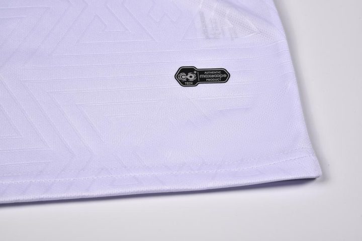 Maillot de football à manches courtes avec col V à blocs de couleur – DETAIL 3