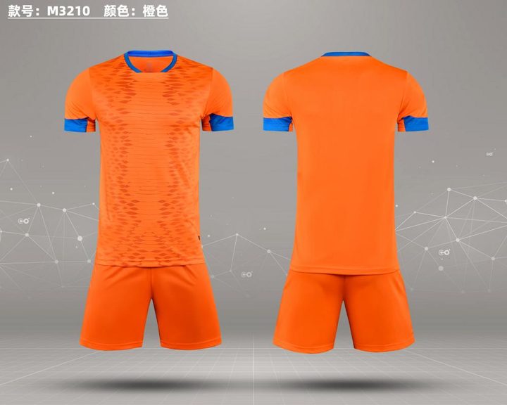 Maglia da calcio a maniche corte con girocollo con motivo geometrico – COMBO 5