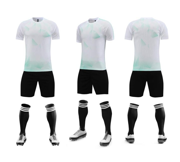 Crew-neck Short Sleeve Gradient Soccer Jersey – COMBO 6