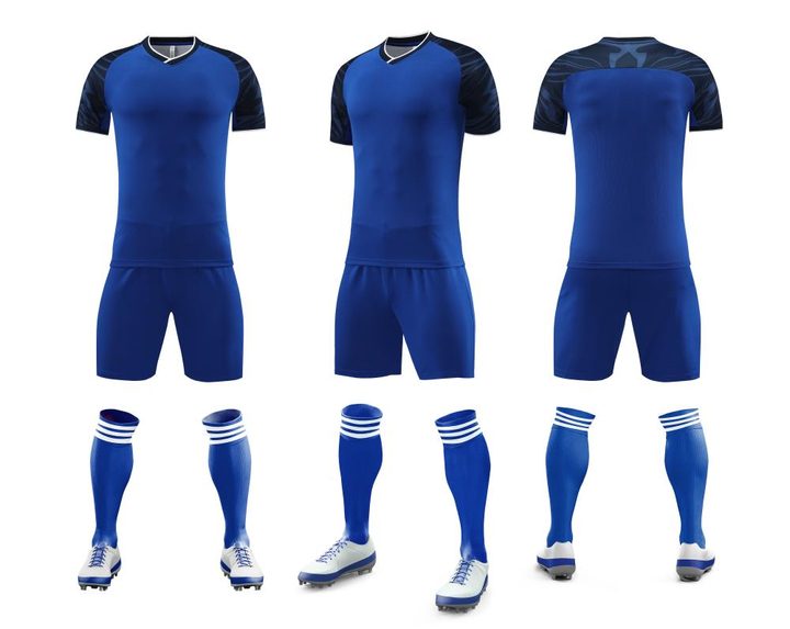 V-neck Short Sleeve Panelled Soccer Jersey – COMBO 2