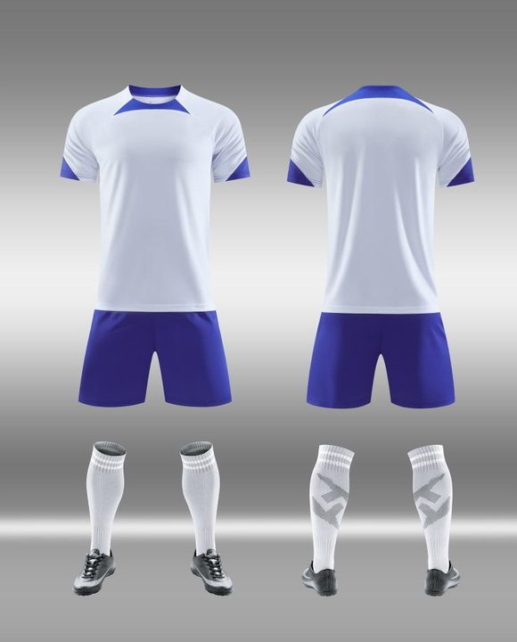 Kurzarm-Fußballtrikot mit Rundhalsausschnitt und Farbverlauf – COMBO 4