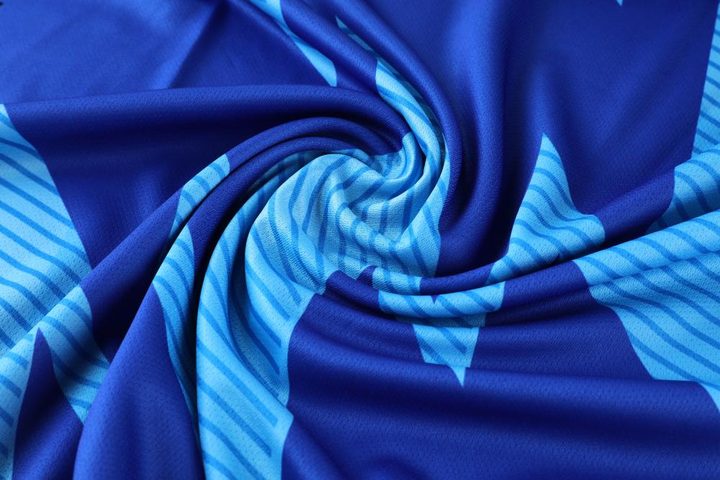 Tricou de fotbal, cu mânecă lungă, cu decolteu rotund și cu degrade – DETAIL 3