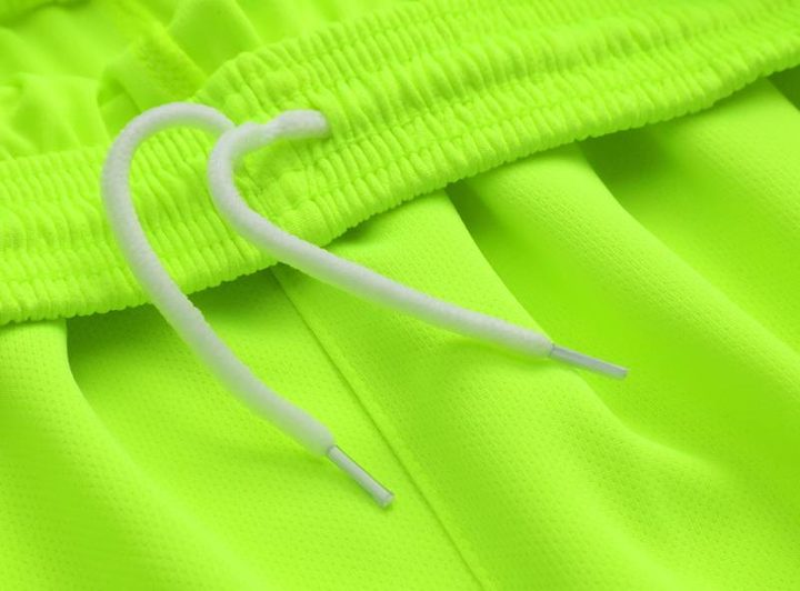 V-neck Short Sleeve Striped Soccer Jersey – DETAIL 1