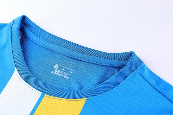 Camiseta de fútbol de manga larga con cuello redondo con degradado – DETAIL 1