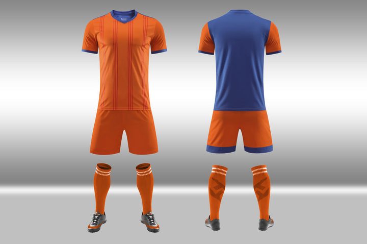 V-neck Short Sleeve Striped Soccer Jersey – COMBO 3