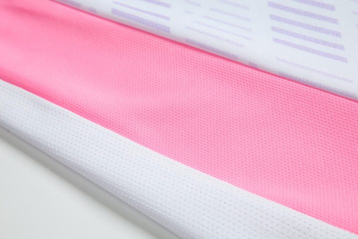 V-neck Short Sleeve Striped Soccer Jersey – DETAIL 2