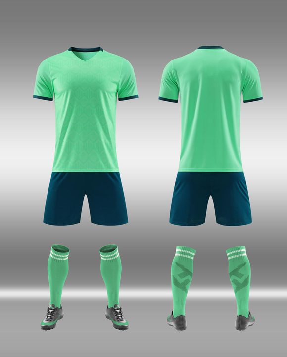 Camiseta de fútbol de manga corta con estilo clásico con diseño geométrico – COMBO 6