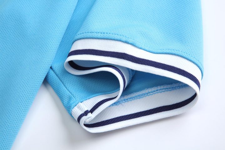 قميص كرة قدم بـأكمام قصيرة ياقة V خطوط – DETAIL 3