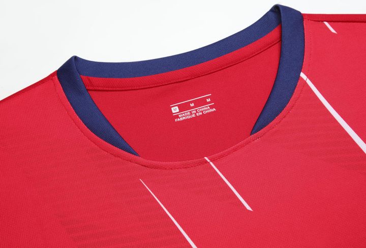 Maglia da calcio a maniche corte con girocollo con righe – DETAIL 1