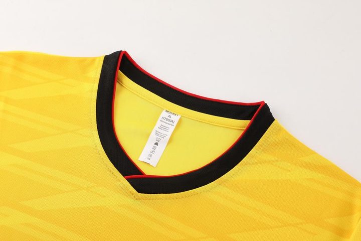 Maglia da calcio a maniche corte con scollo a V con righe – DETAIL 1