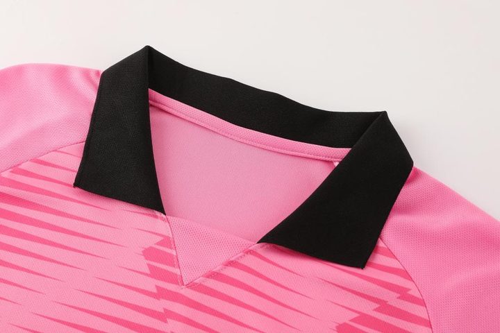 قميص كرة قدم بـأكمام قصيرة تصميم كلاسيكي خطوط – DETAIL 1