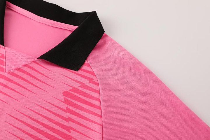 قميص كرة قدم بـأكمام قصيرة تصميم كلاسيكي خطوط – DETAIL 2