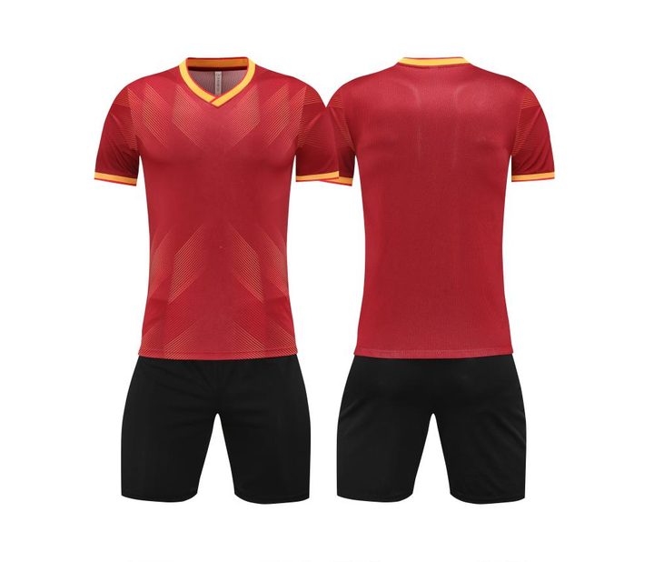 Maglia da calcio a maniche corte con scollo a V con sfumatura – COMBO 3