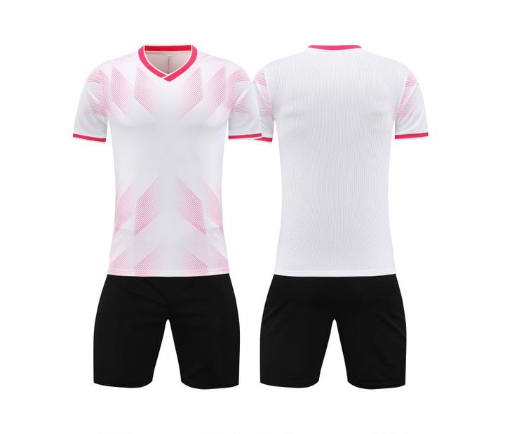 Maglia da calcio a maniche corte con scollo a V con sfumatura – COMBO 4