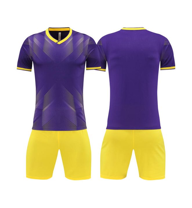 Maglia da calcio a maniche corte con scollo a V con sfumatura – COMBO 6