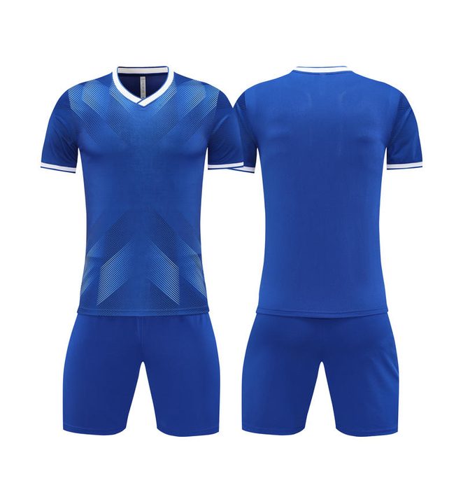 Maglia da calcio a maniche corte con scollo a V con sfumatura – COMBO 2