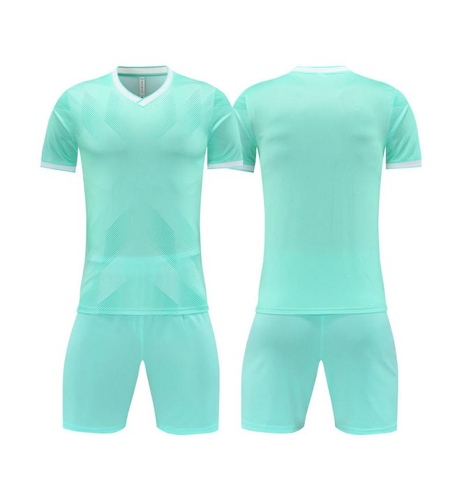 Maglia da calcio a maniche corte con scollo a V con sfumatura – COMBO 1