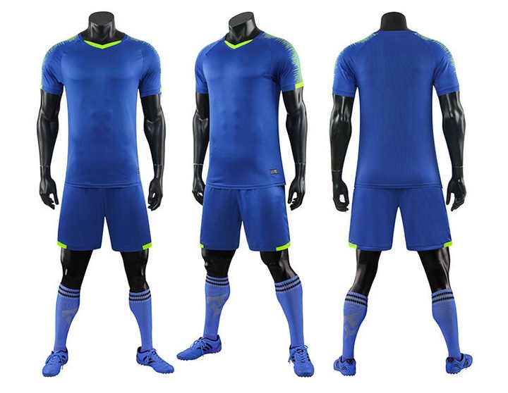 V-neck Short Sleeve Striped Soccer Jersey – COMBO 4