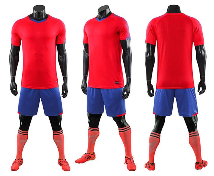 V-neck Short Sleeve Striped Soccer Jersey – COMBO 2