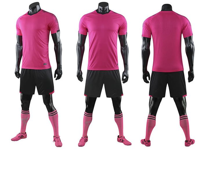 V-neck Short Sleeve Striped Soccer Jersey – COMBO 8
