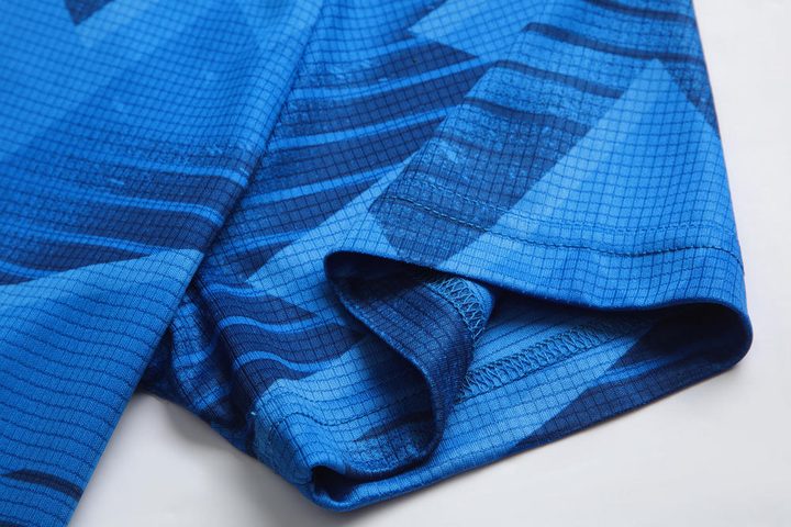 Tricou de fotbal, cu mânecă scurtă, cu decolteu rotund și cu degrade – DETAIL 3