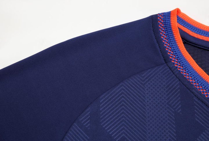 Camiseta de fútbol de manga corta con cuello en V con rayas – DETAIL 2