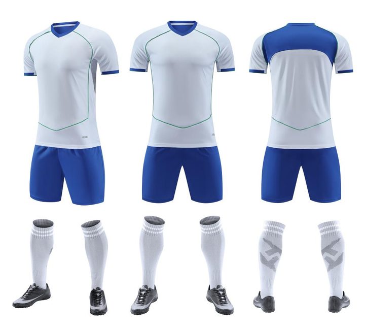 V-neck Short Sleeve Gradient Soccer Jersey – COMBO 3