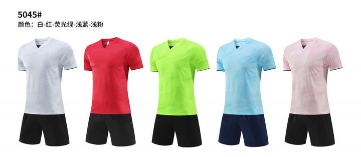 V-neck Short Sleeve Gradient Soccer Jersey – MAIN