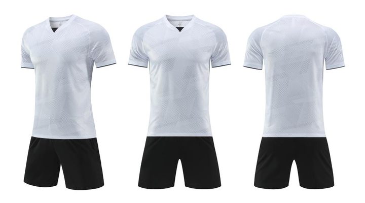 V-neck Short Sleeve Gradient Soccer Jersey – COMBO 2